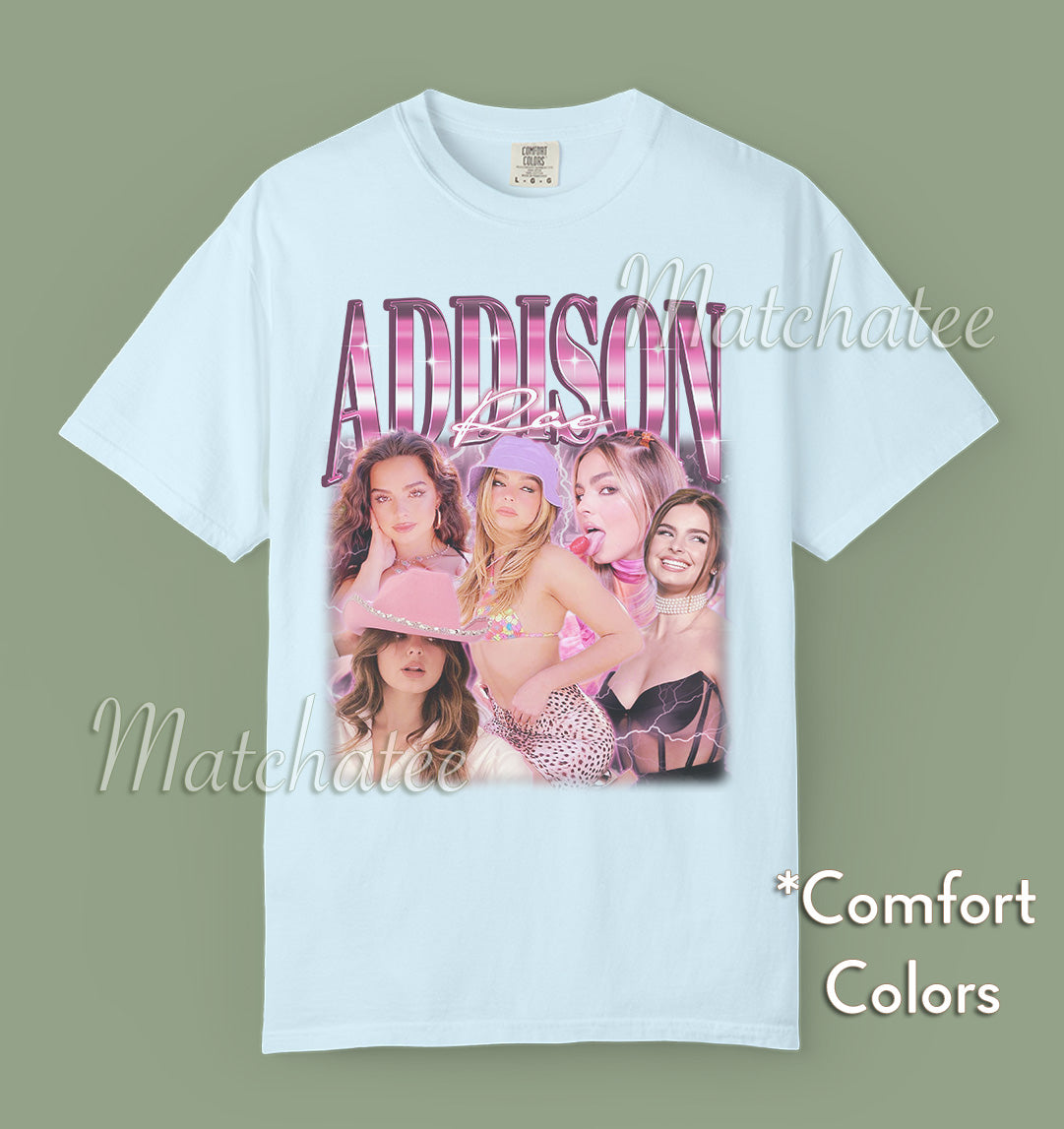 Addison Rae — Light Blue - Chambray