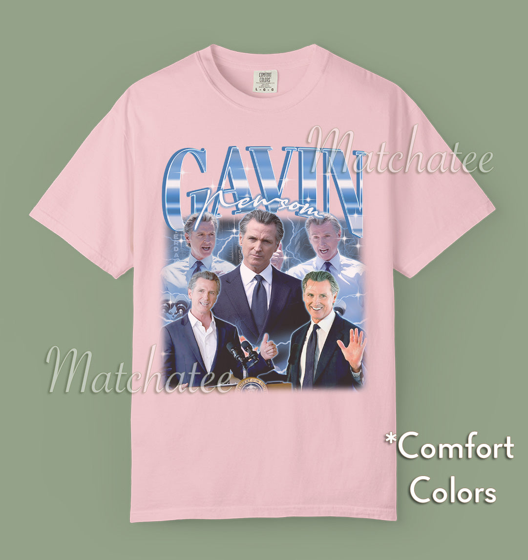 Gavin Newsom — Light Pink - Blossom