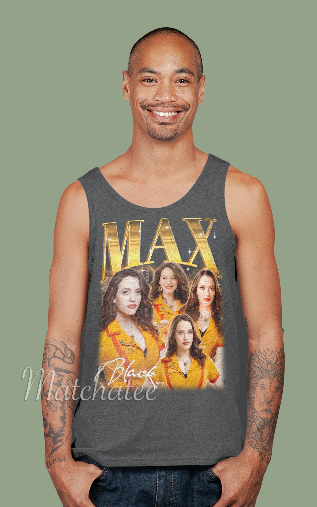Max Black Tank Top