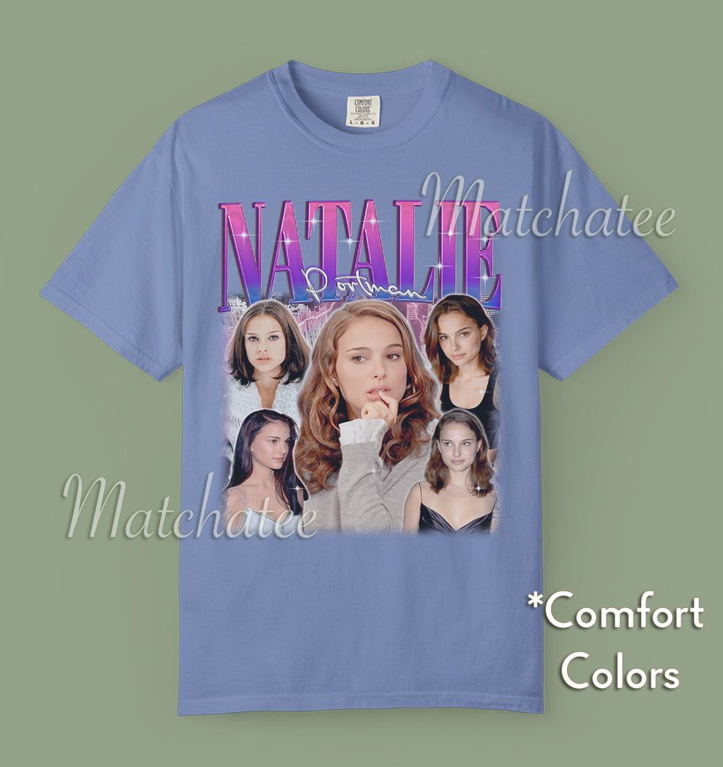 Natalie Portman — Washed Denim