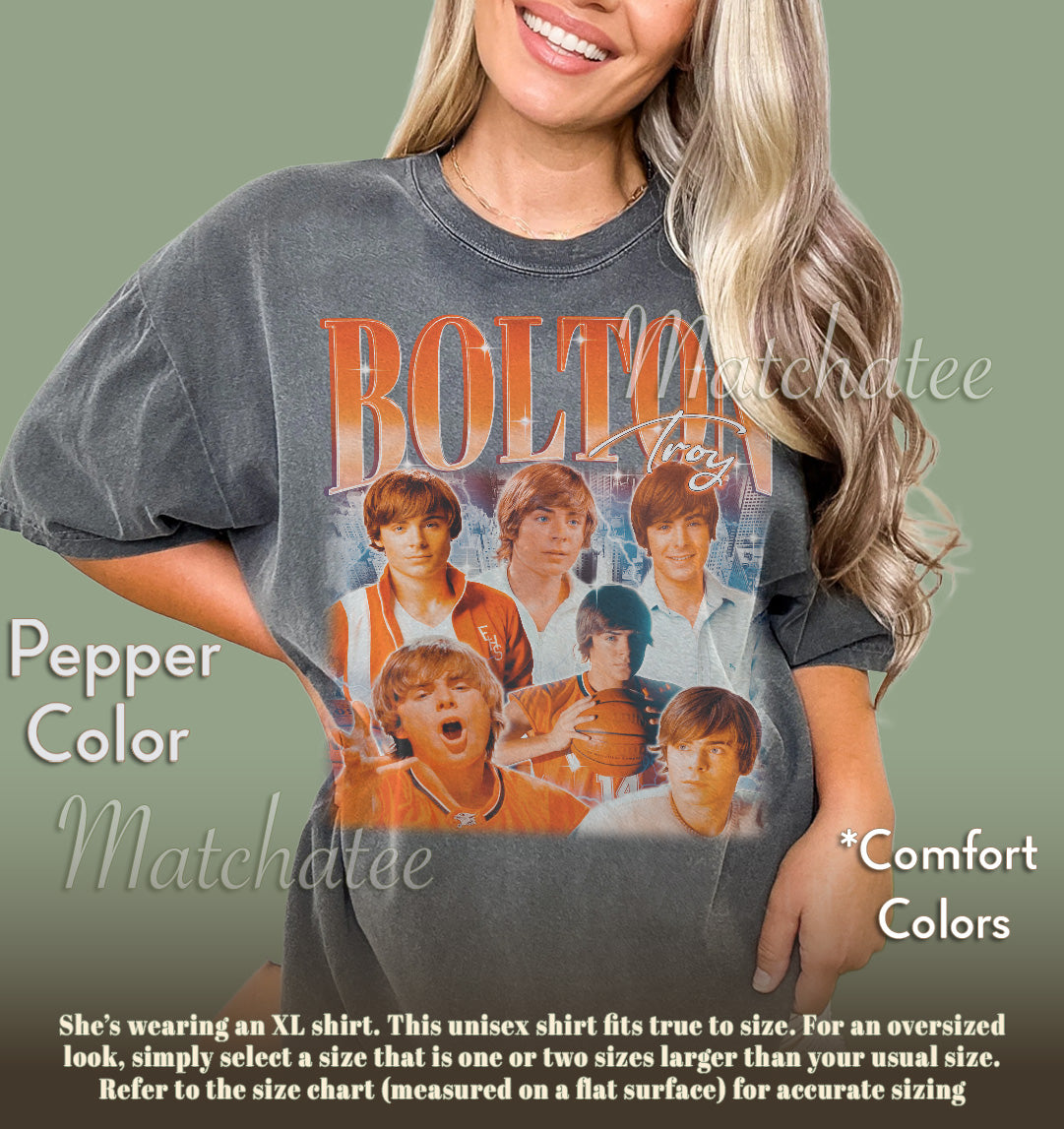 Troy Bolton 90's T-shirt - Troy Bolton Bootleg Tees