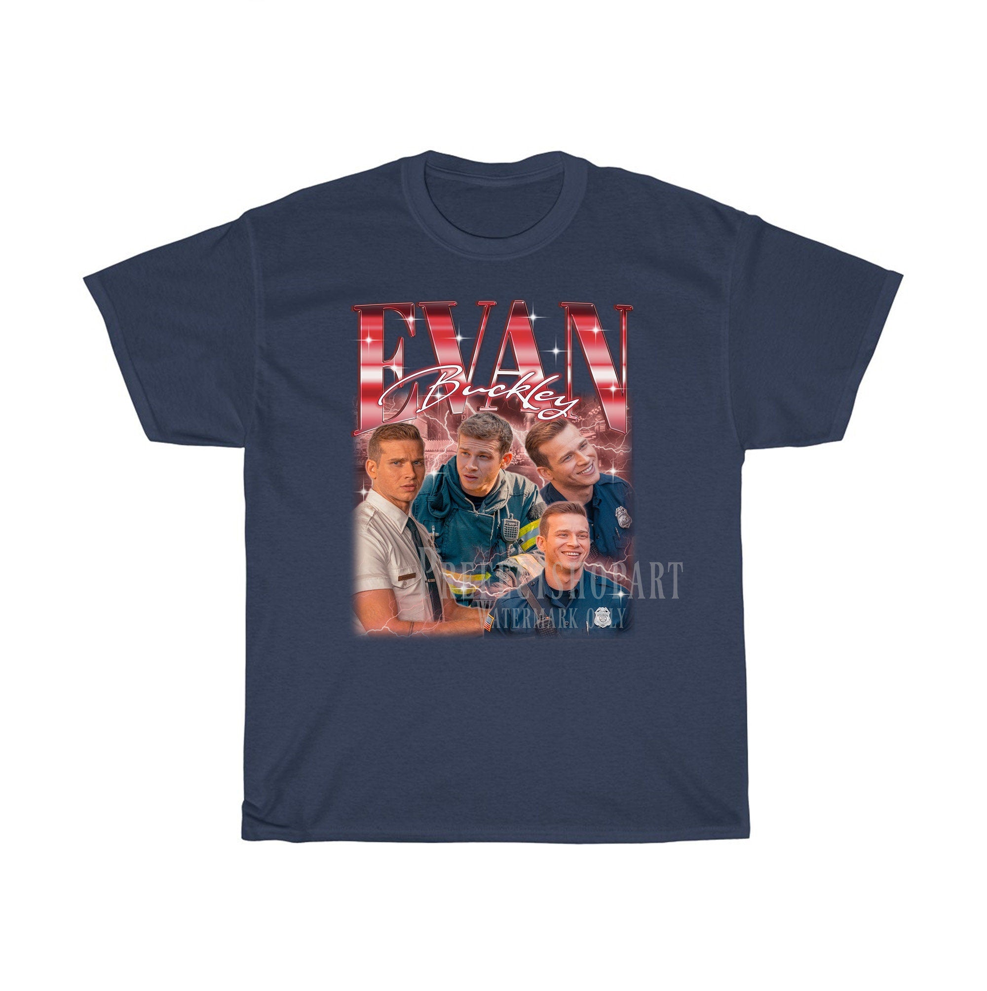 Evan Buckley Retro Shirt vintage graphic tee – view 3