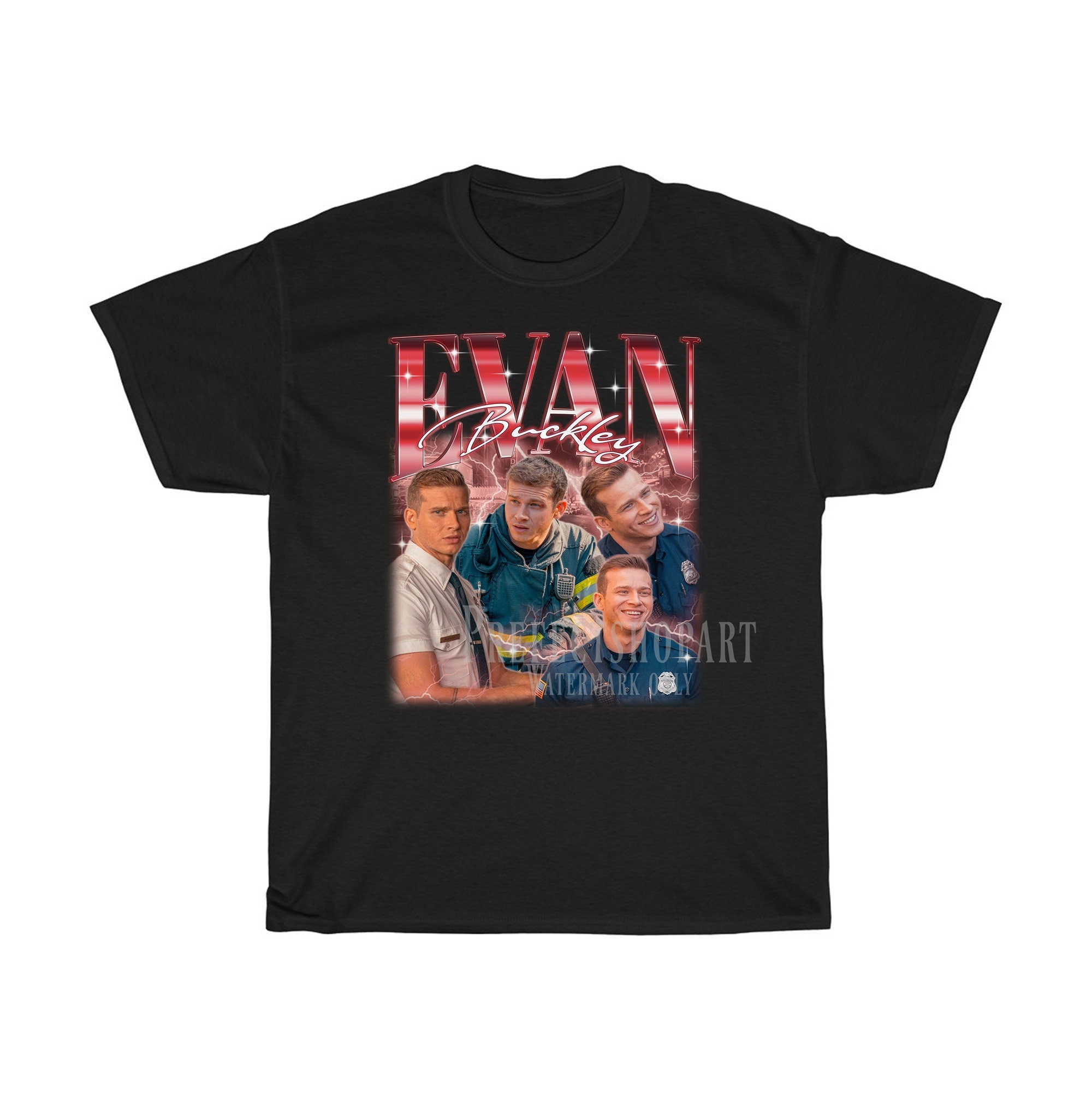 Evan Buckley Retro Shirt vintage graphic tee – view 2