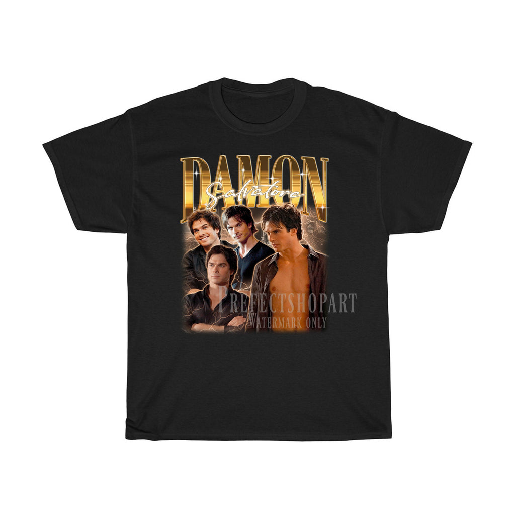 Damon Salvatore Retro Shirt vintage graphic tee – view 2