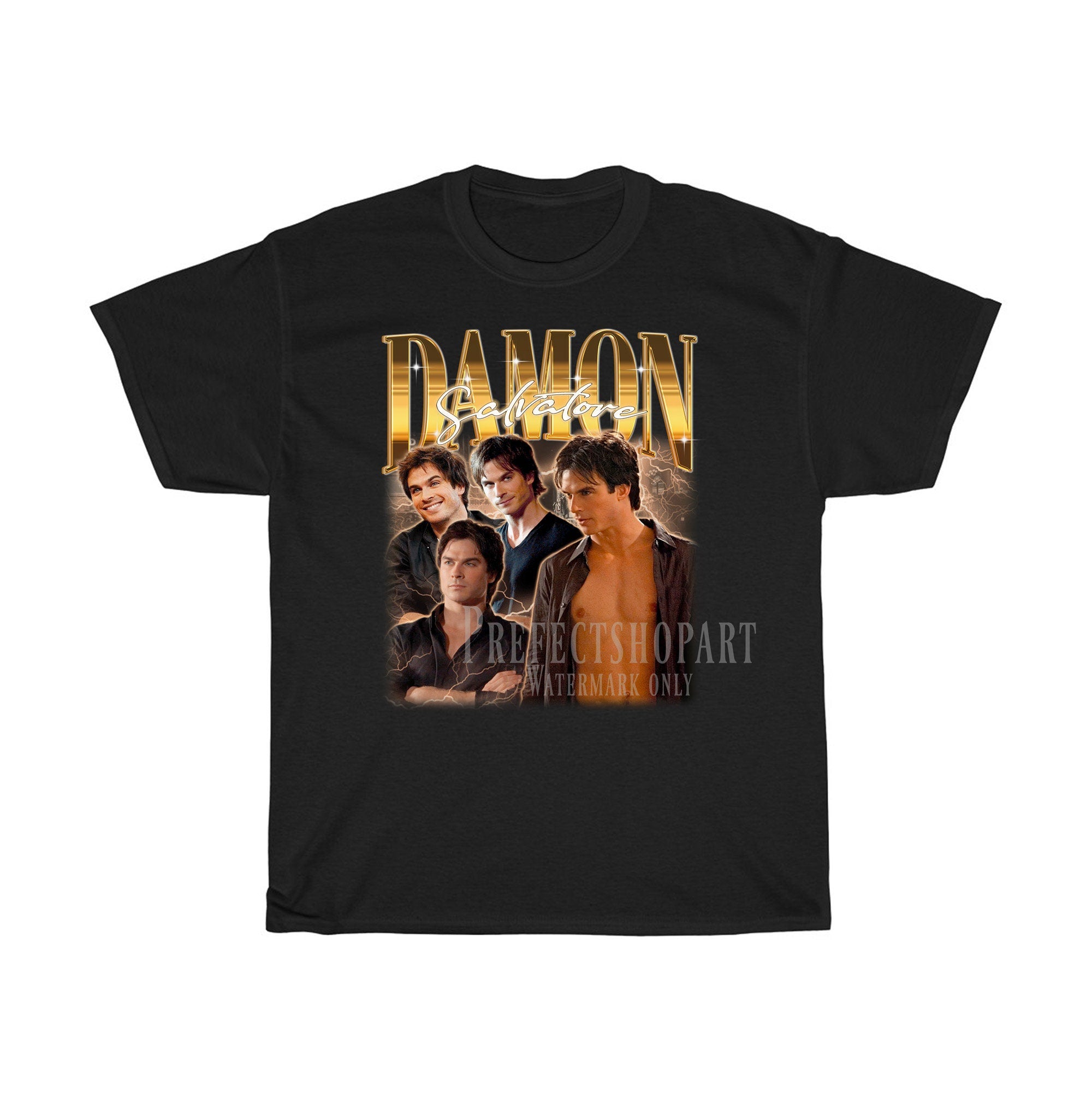 Damon Salvatore Retro Shirt vintage graphic tee – view 2