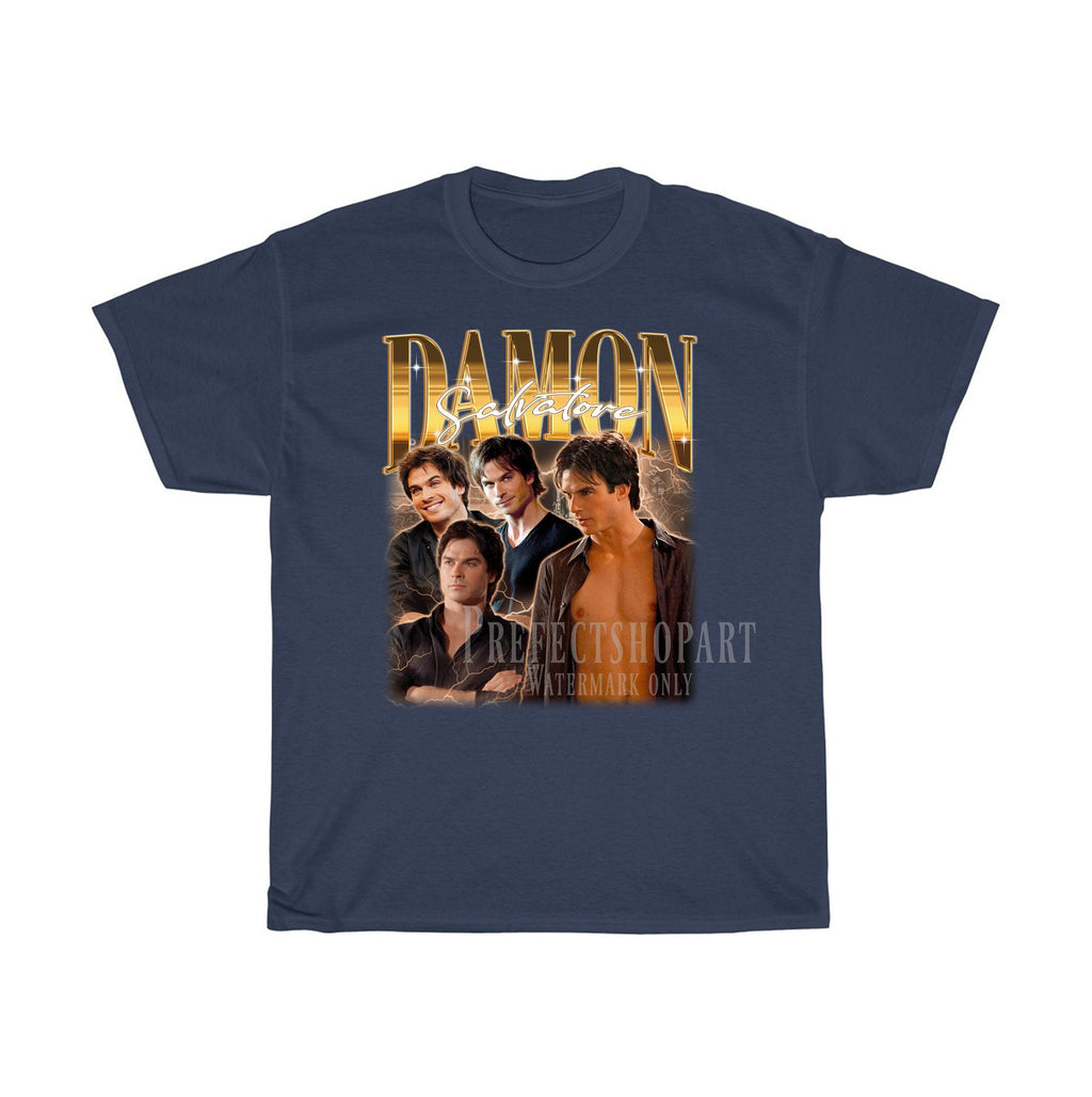 Damon Salvatore Retro Shirt vintage graphic tee – view 3