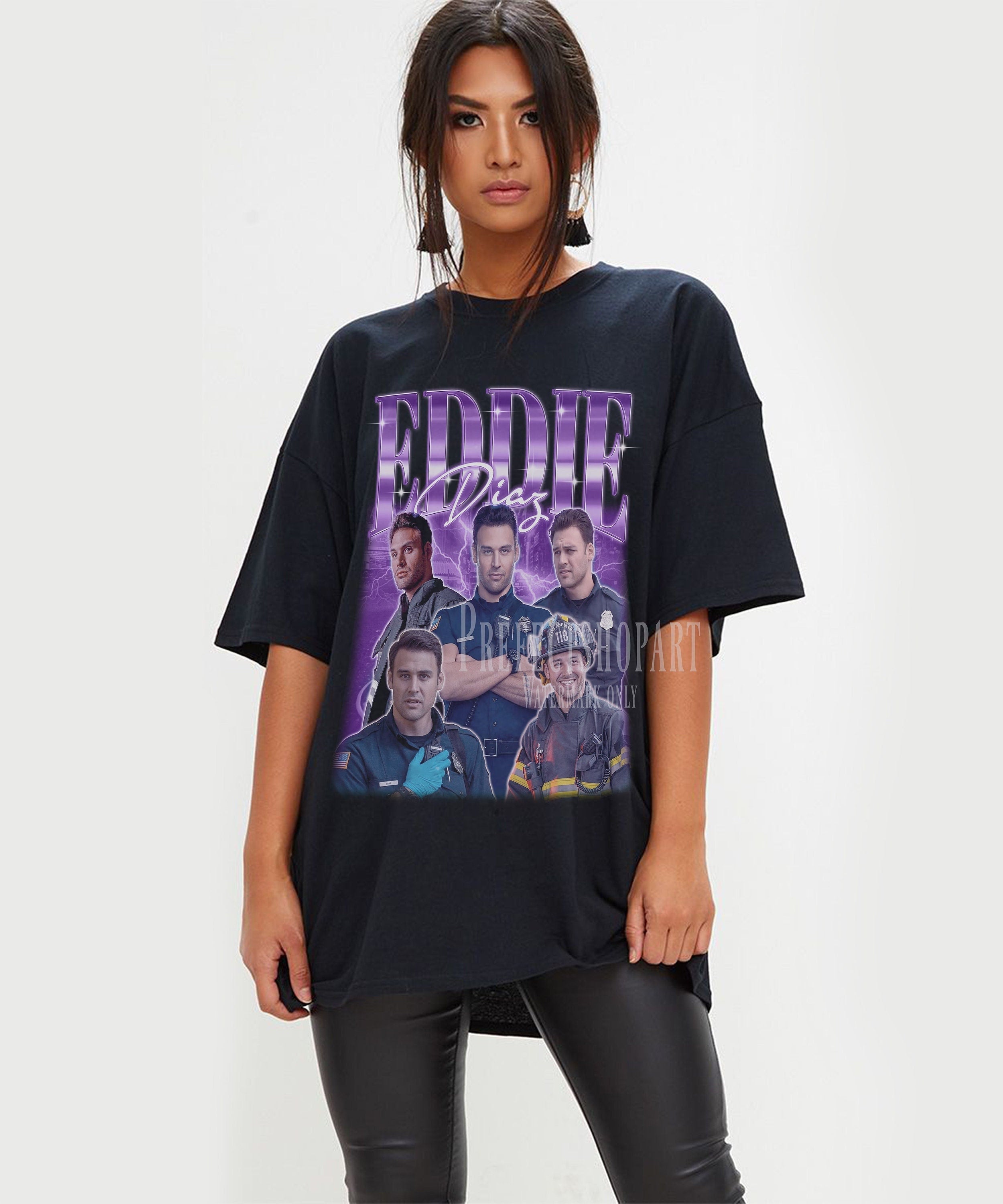 Eddie Diaz Vintage Shirt vintage graphic tee – The Matcha Tee