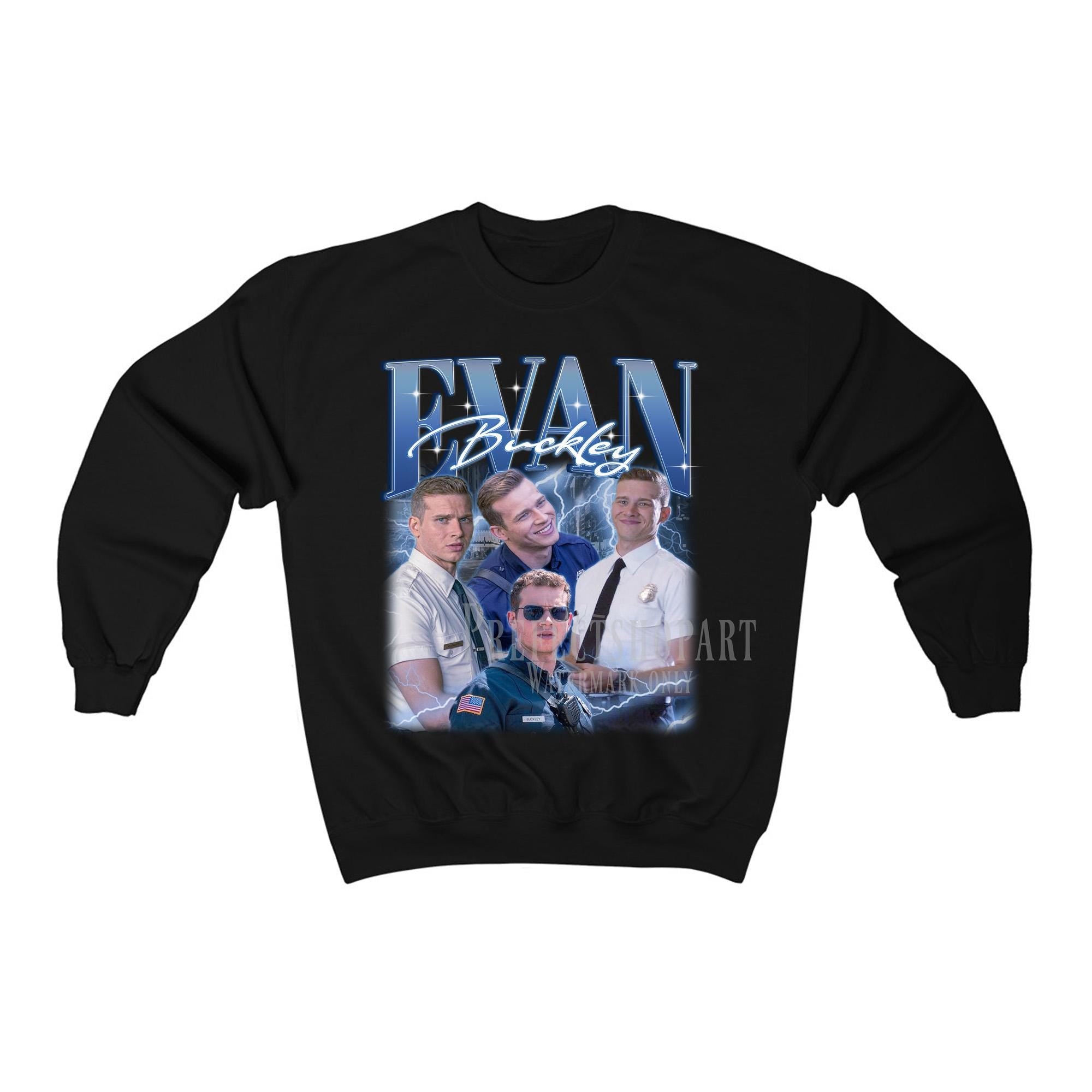 Evan Buckley Retro Sweatshirt vintage sweatshirt – view 2
