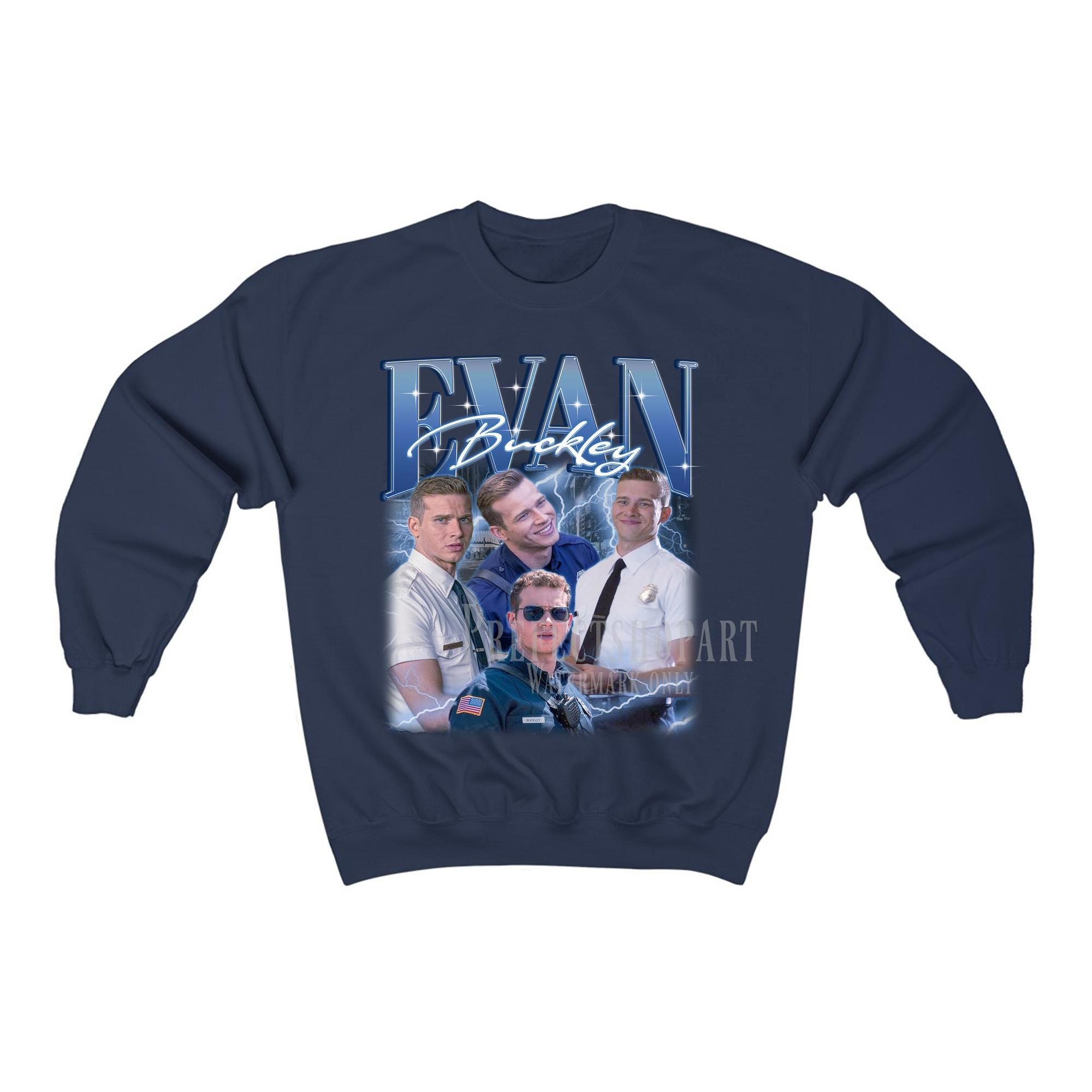 Evan Buckley Retro Sweatshirt vintage sweatshirt – view 3