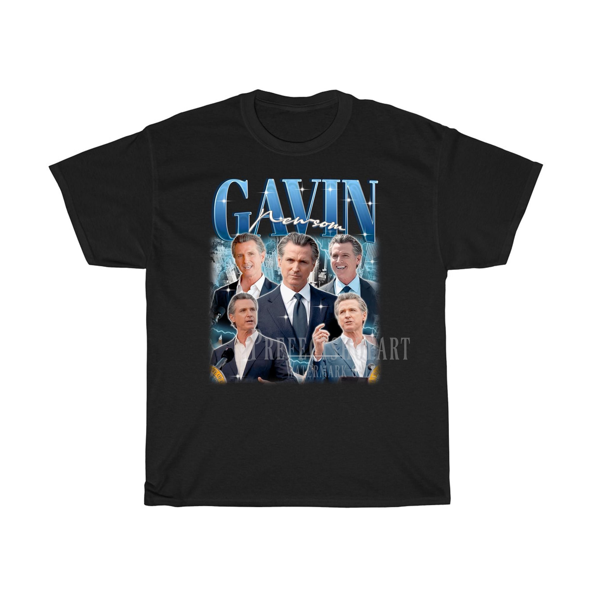 Gavin Newsom Vintage Shirt vintage graphic tee – view 2