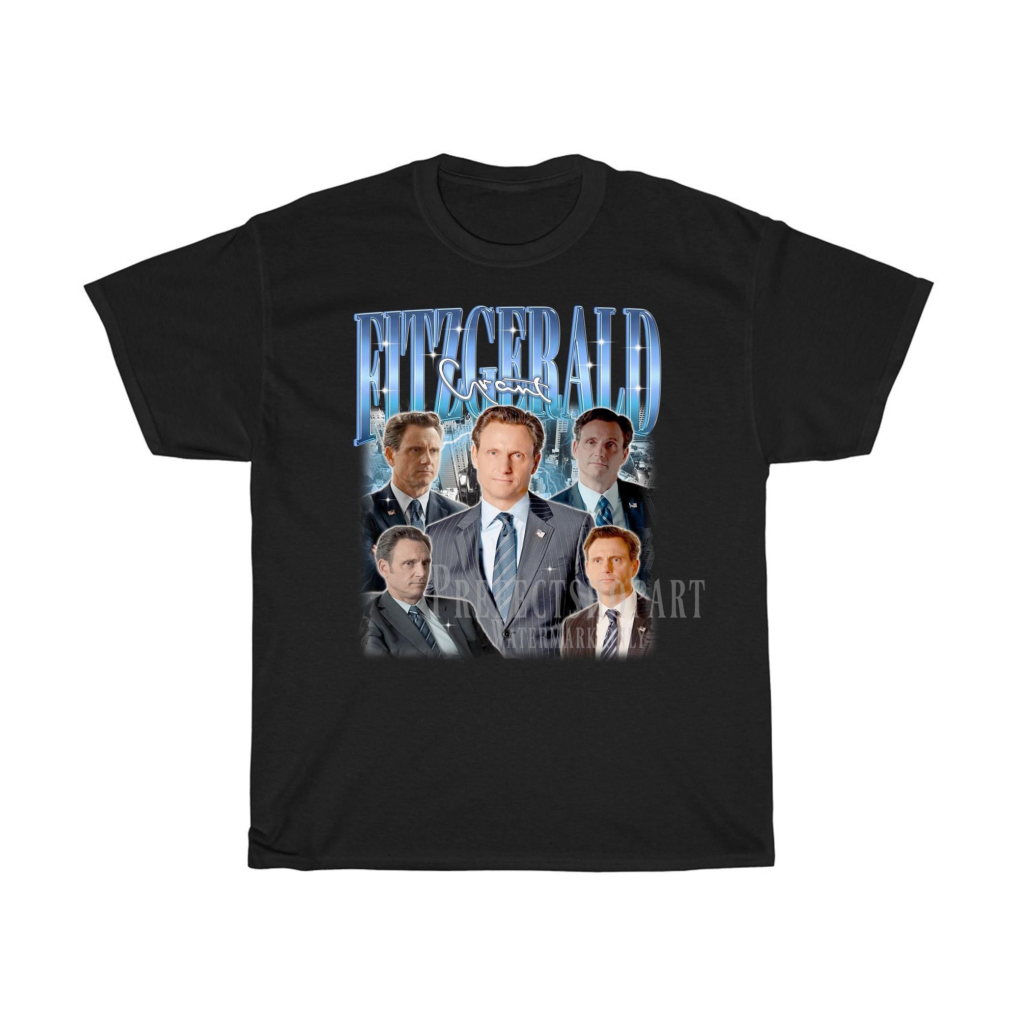 Fitzgerald Grant Scandal TV Show Vintage T-shirt vintage graphic tee – view 2